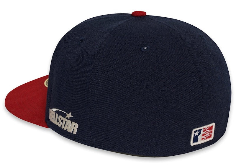 Hellstar Baseball Hat Fitted Navy