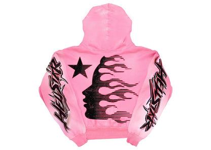 Hellstar Brainwashed Without Brain Hoodie Pink
