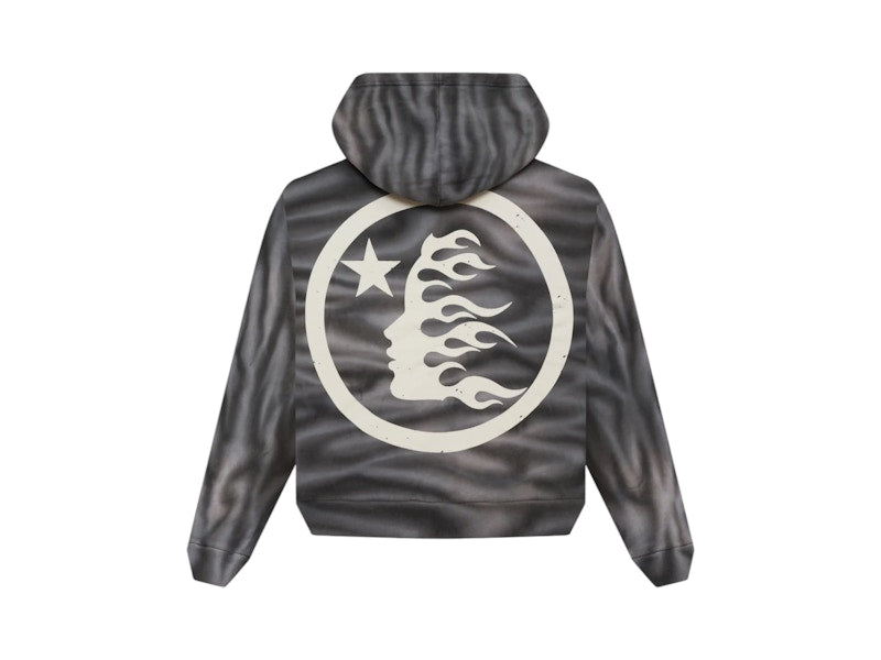 Hellstar Classic Logo Airbrush Zip-Up White