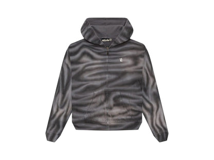 Hellstar Classic Logo Airbrush Zip-Up White