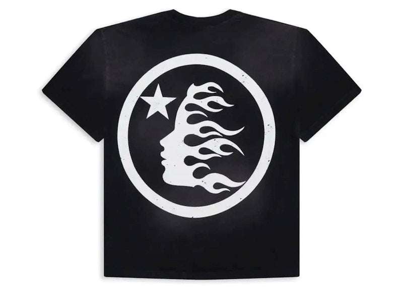 Hellstar Classic Logo Gel Print T-shirt Black