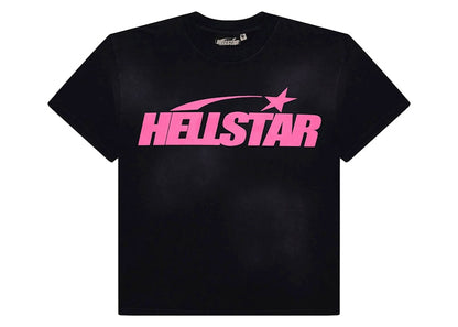 Hellstar Classic T-shirt (Gel Print) Black/Pink