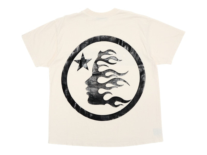 Hellstar Classic T-shirt White/Black (Gel Print)