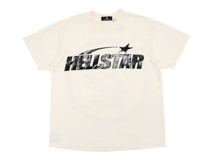 Hellstar Classic T-shirt White/Black (Gel Print)
