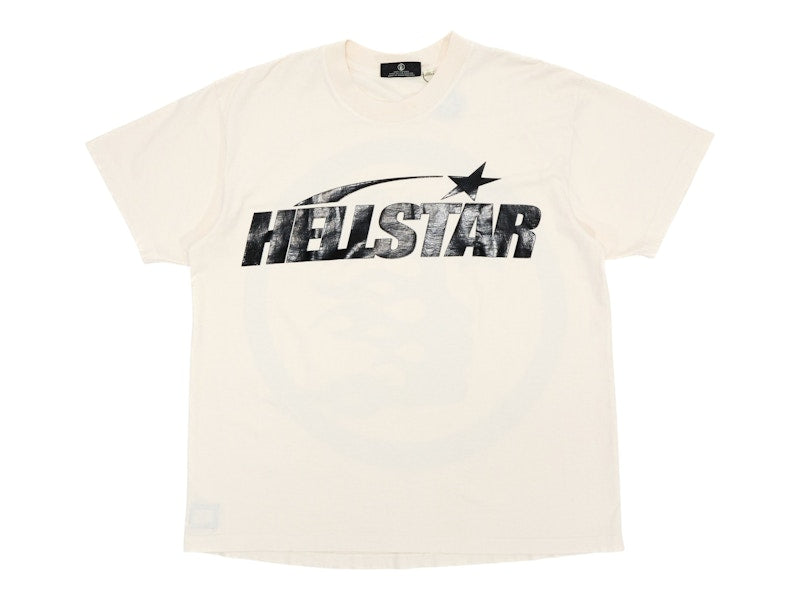 Hellstar Classic T-shirt White/Black (Gel Print)