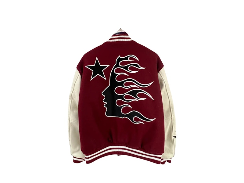 Hellstar Coexist Varsity Jacket Brown