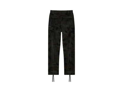 Hellstar Distressed Cargo Pants Black