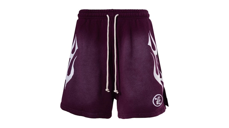Hellstar Flame Shorts Brown