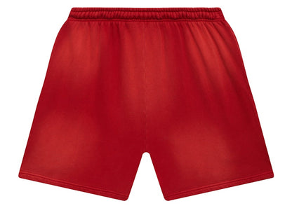 Hellstar Flame Shorts Red