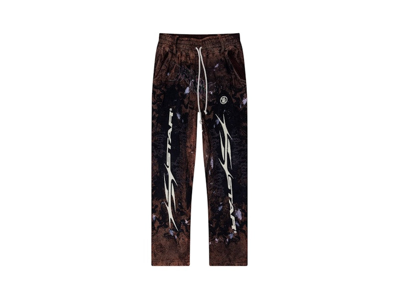 Hellstar Graffiti Sweatpants Brown