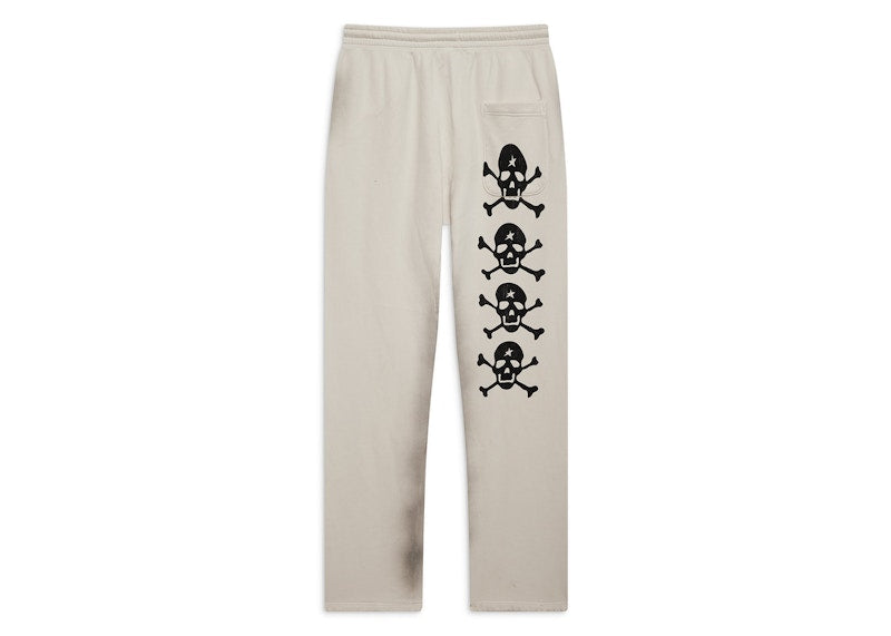 Hellstar If You Dont Like Us Beat Us Sweatpants White
