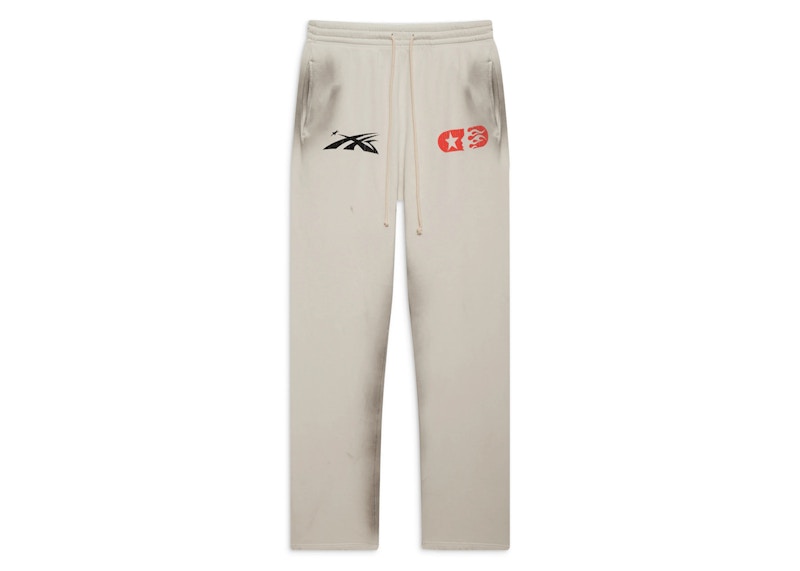 Hellstar If You Dont Like Us Beat Us Sweatpants White