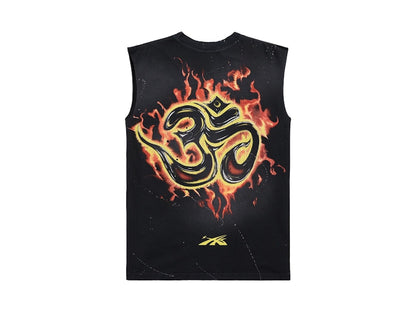Hellstar Inner Peace Skeleton Sleeveless T-shirt Black