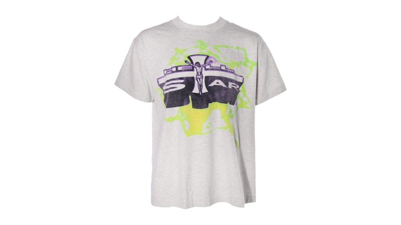 Hellstar Jesus T-Shirt Grey