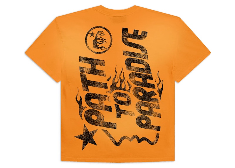 Hellstar Jesus T-Shirt Orange