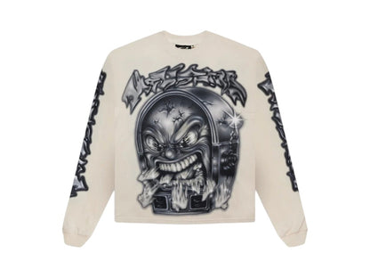 Hellstar Mark Longsleeve White