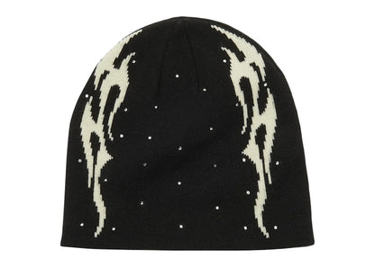 Hellstar Moto Beanie White