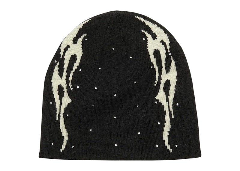 Hellstar Moto Beanie White