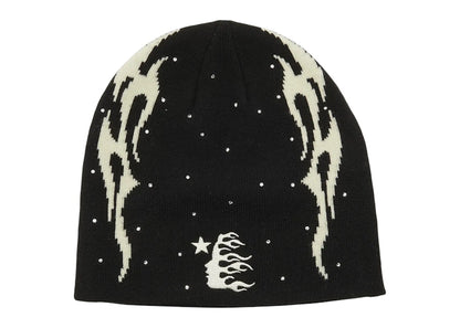 Hellstar Moto Beanie White