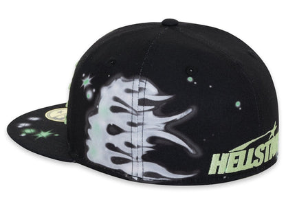 Hellstar NY Snapback Graffiti Hat Black/Neon