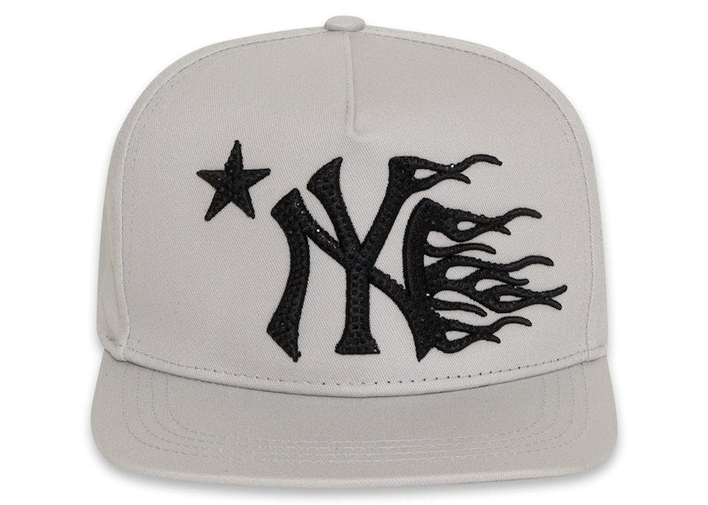 Hellstar NY Snapback Hat Grey