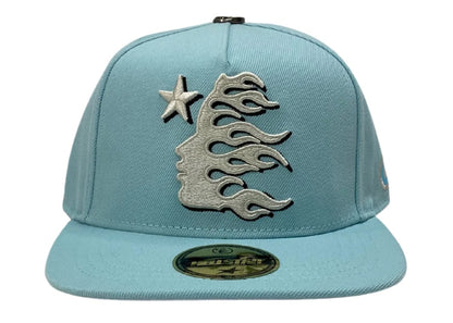 Hellstar OG Logo Fitted 59Fifty Hat Baby Blue