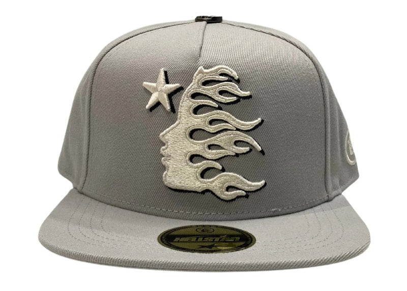 Hellstar OG Logo Fitted 59Fifty Hat Grey