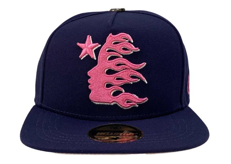 Hellstar OG Logo Fitted 59Fifty Hat Navy