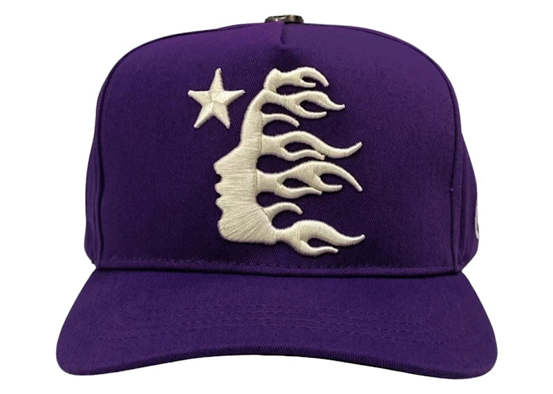Hellstar OG Logo Snapback Hat Purple