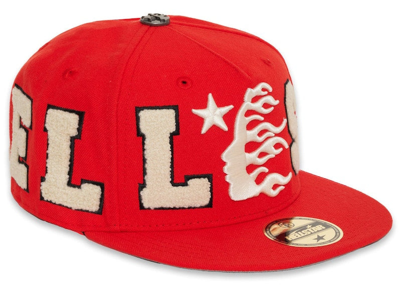 Hellstar OG Patch Fitted Hat Red