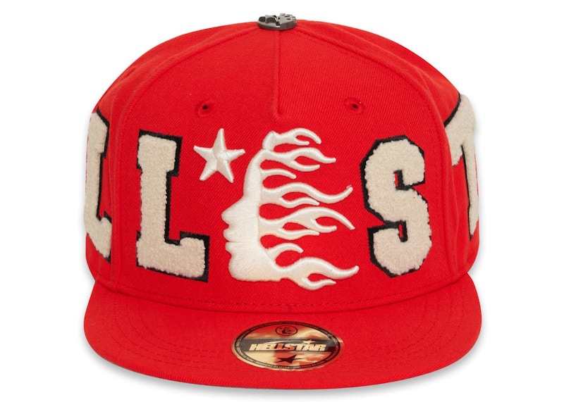 Hellstar OG Patch Fitted Hat Red