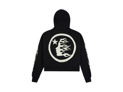 Hellstar Flame Hoodie Black