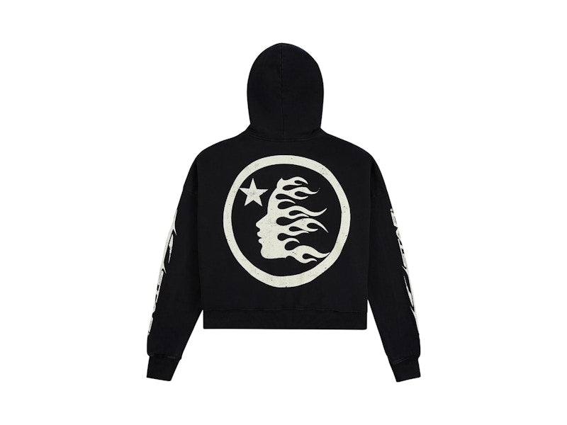 Hellstar Flame Hoodie Black