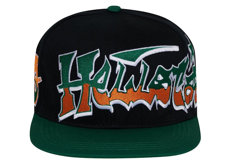 Hellstar Records Hat Snapback Green/Black