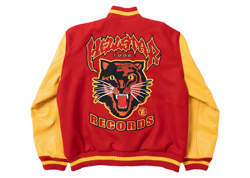 Hellstar Records Werewolf Letterman Jacket Red/Yellow