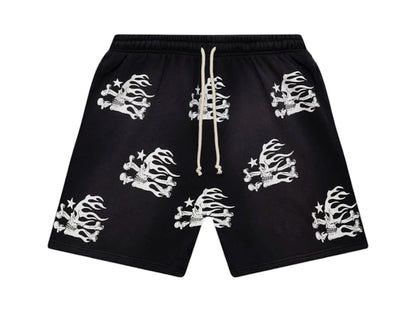 Hellstar Skull Shorts Black