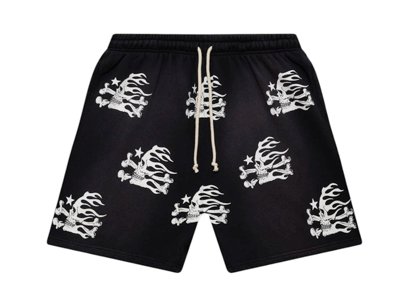 Hellstar Skull Shorts Black