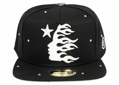 Hellstar Starry Night Fitted Hat Black