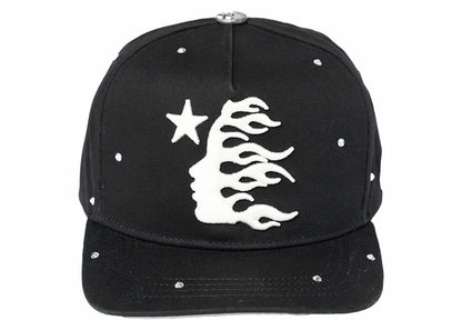 Hellstar Starry Night Snapback Hat Black