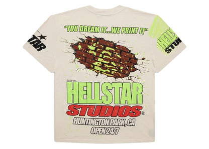Hellstar Studios Brick Wall T-shirt White