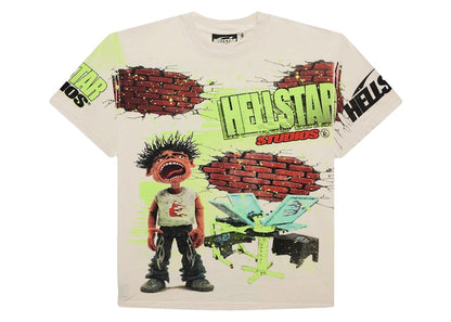 Hellstar Studios Brick Wall T-shirt White