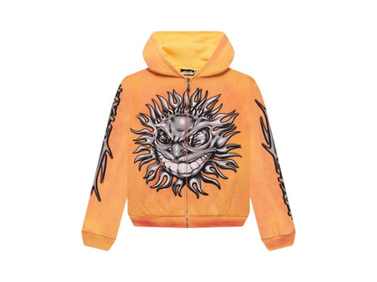 Hellstar Sun Zip-Up Orange