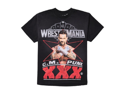 Hellstar Wrestlemania CM Punk T-Shirt Black