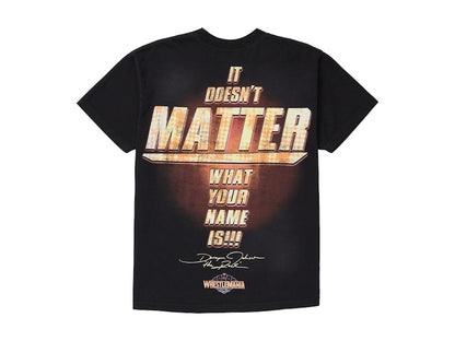 Hellstar Wrestlemania The Rock T-Shirt Black
