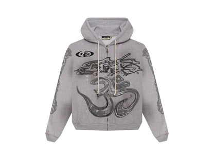 Hellstar Yoga Zip-Up Grey