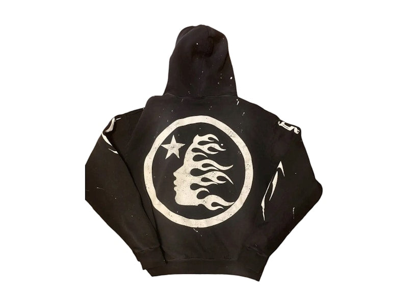 Hellstar x ComplexCon 2024 Exclusive Flame Hoodie Black