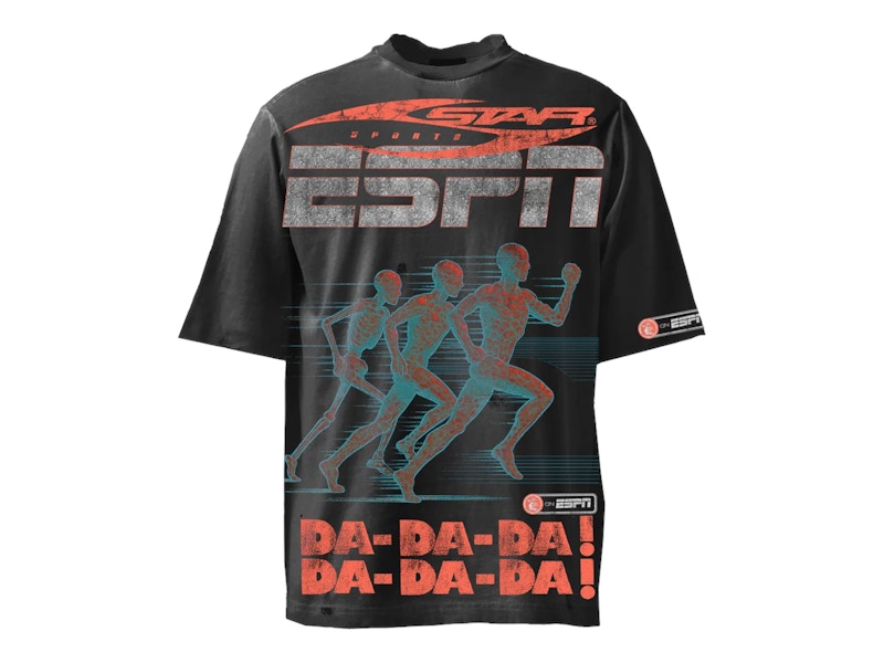 Hellstar x ESPN Da Da Da T-shirt Vintage Wash