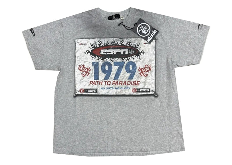 Hellstar x ESPN T-shirt Grey