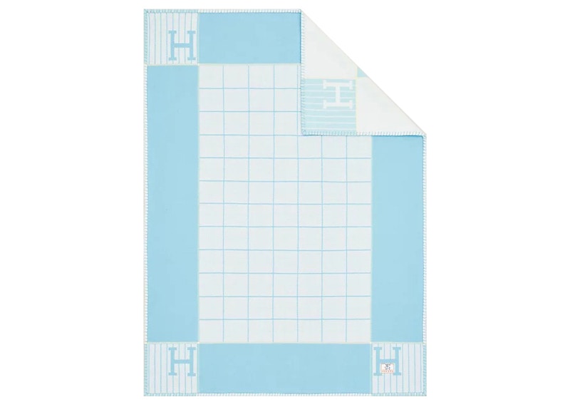 Hermes Avalon Cabriole Blanket Vert Aqua