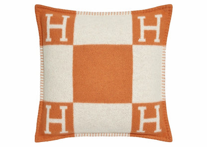 Hermes Avalon Pillow Small Model Ecru/Potiron